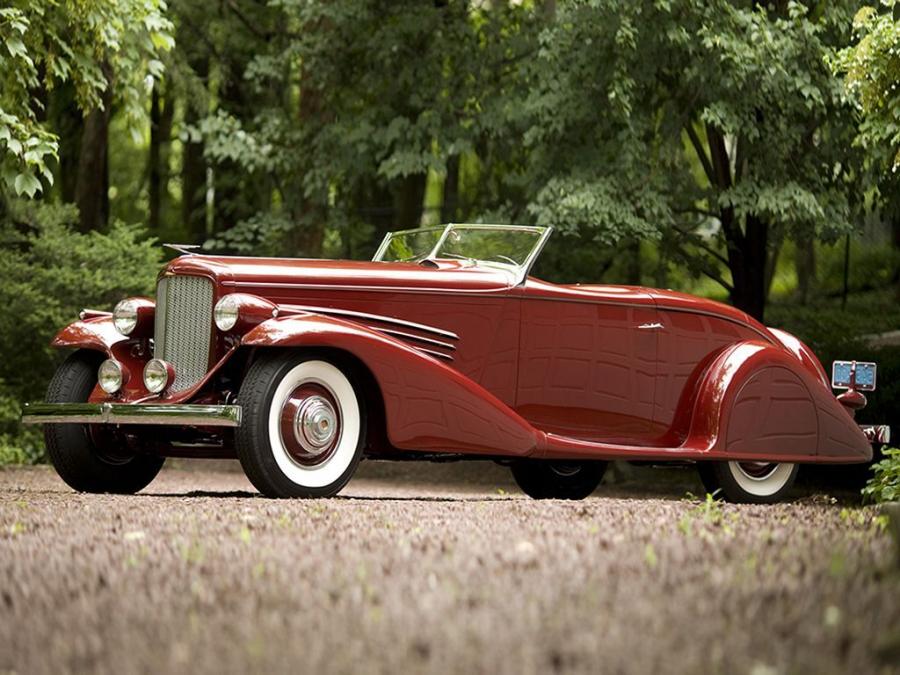  Duesenberg SJ572/2596 Convertible Coupe SWB by Bohman & Schwartz 1935 года  (фото 1 из 3)